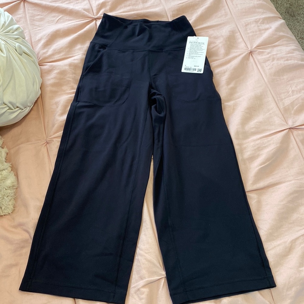 Lulu lemon align wide leg crop